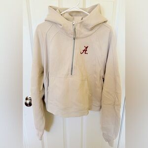 Lululemon oversized scuba quarter zip pullover hoodie - Alabama